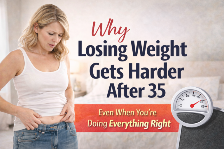Why Losing Weight After 35 Feels Impossible — Even When You’re Eating Healthy